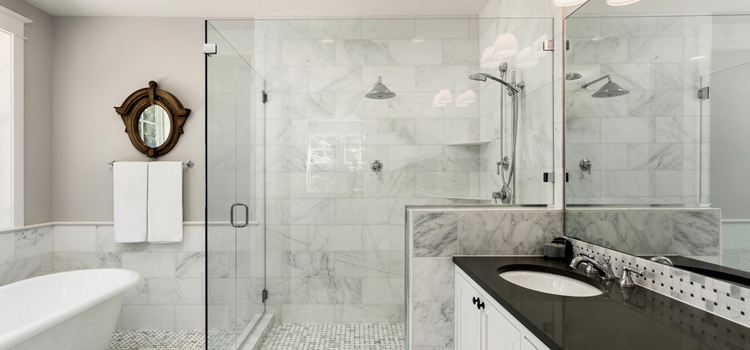 bathroom shower door installation in Fleming Island