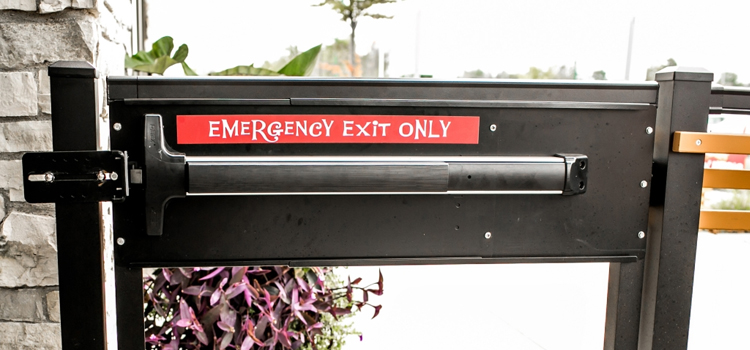 emergency push bar installation in Fleming Island