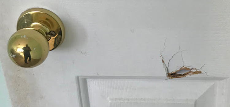 interior door hole repair Fleming Island
